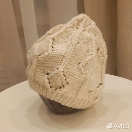 Шапка вязаная ручная работа