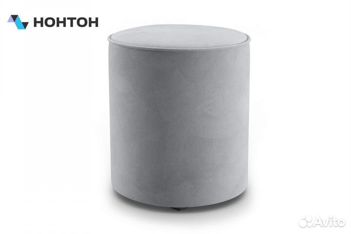 Пуф 132 светло-серый