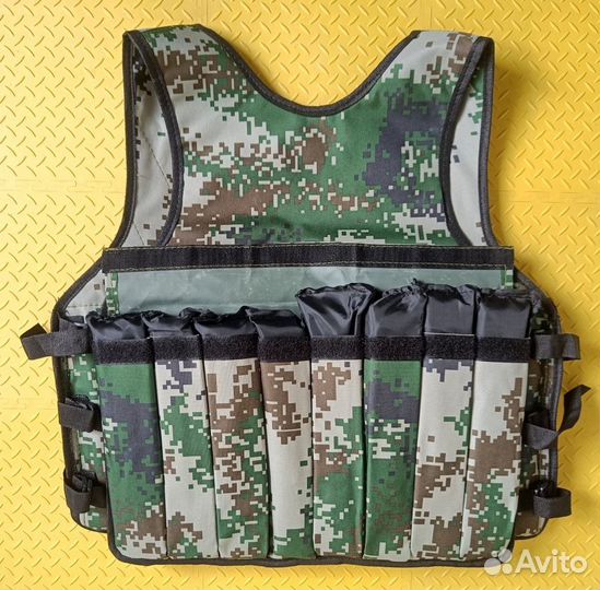 Жилет утяжелитель 20 кг груз в комплекте