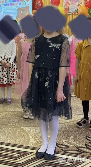 Платье для девочки нарядное праздничное 128