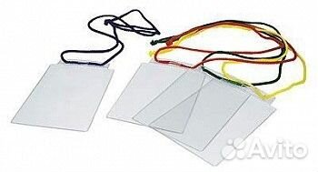 Бейдж горизонтальный и вертикальный шнур