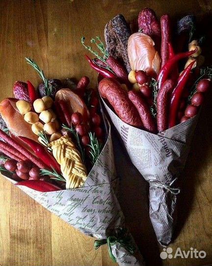 Съедобные букеты для мужчин