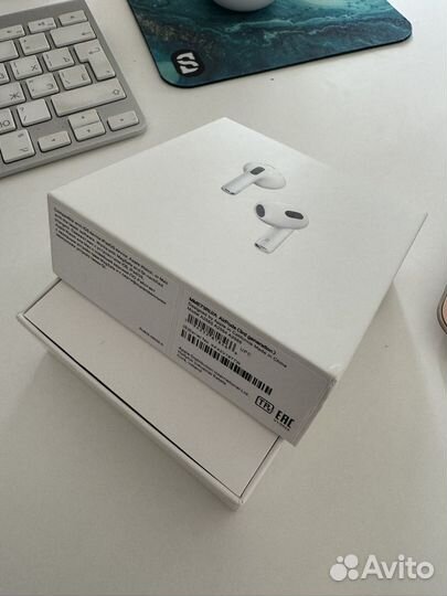 Беспроводные наушники apple airpods 3 б/у