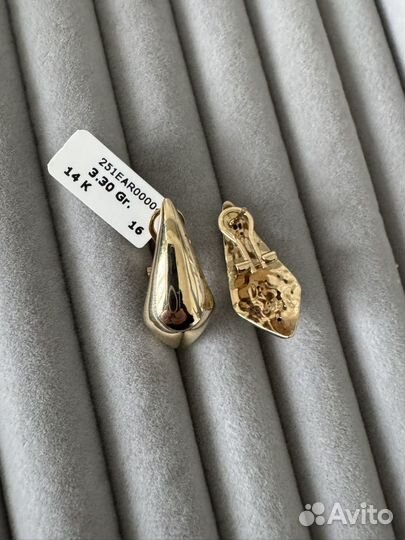 Золотые серьги