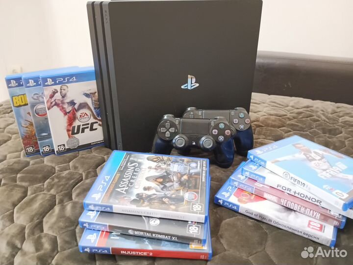 Ps4 PRO 1tb. 130 игр в подарок