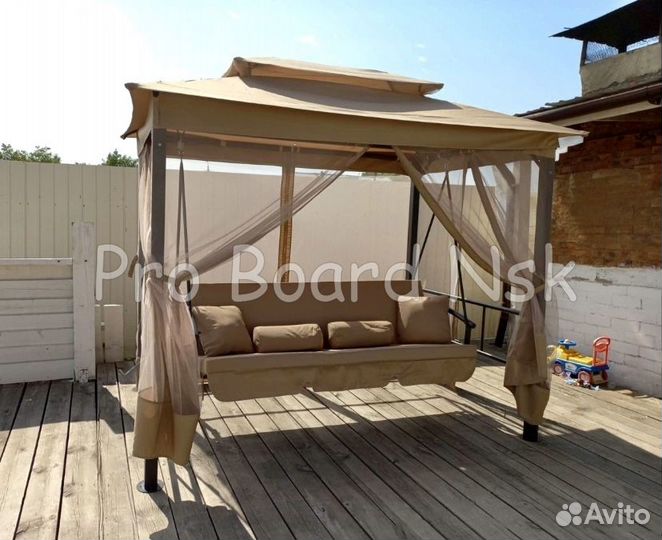 Садовые качели-беседка Премиум HC-138