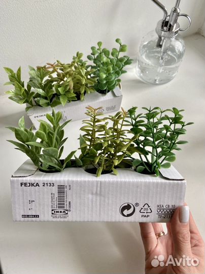 Искусственные растения IKEA Фейка 3 шт