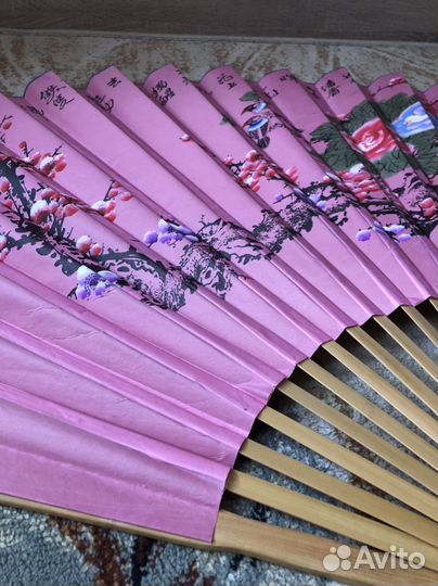 Веер Картина панно Китай, японский стиль