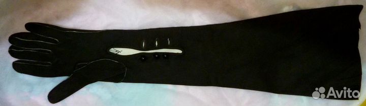 Перчатки женские кожаные