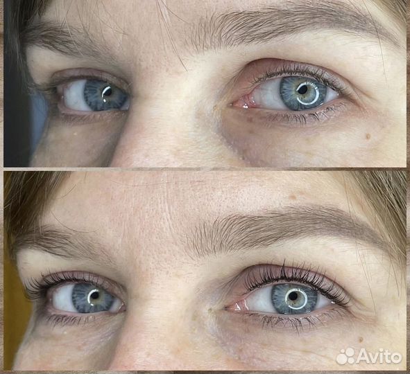 Ламинирование бровей ресниц окрашивание коррекция