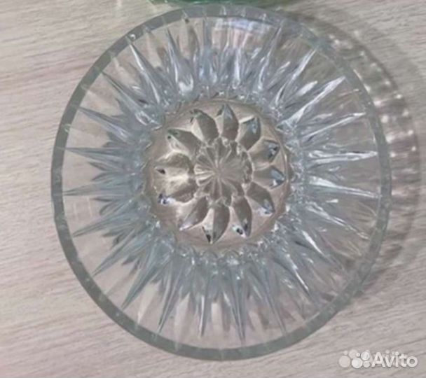 Пепельница, конфетница, поднос стеклянный