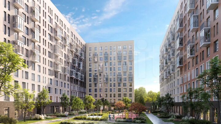 2-к. квартира, 44,7 м², 6/12 эт.