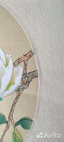 Картина на шёлке в китайском стиле