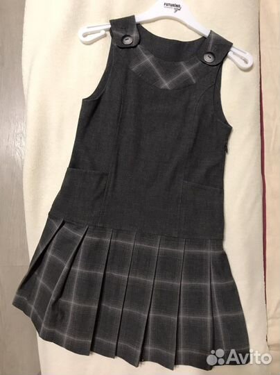 Сарафан школьный 128