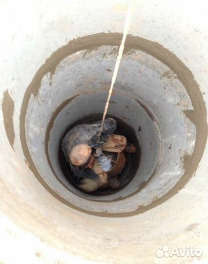 Чистка колодцев и ремонт колодцев