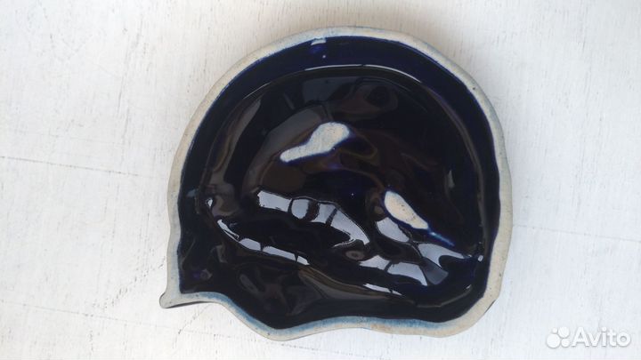 Пепельница старинная Лошадь фарфор Лансере