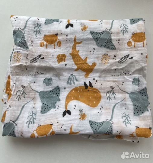 Муслиновые пеленки новые