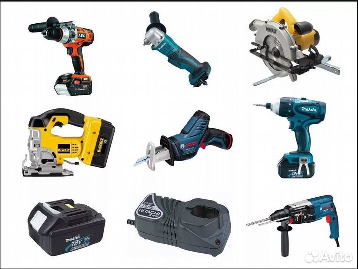 Ремонт инструмента (строительные,электро- бензо)