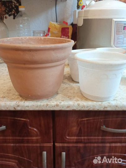 Цветочные горшки бу