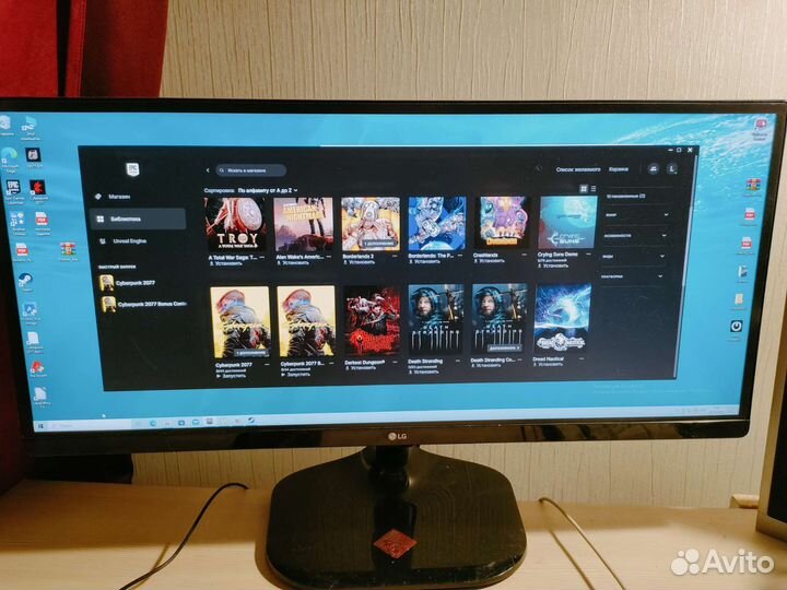 Монитор lg 25um58