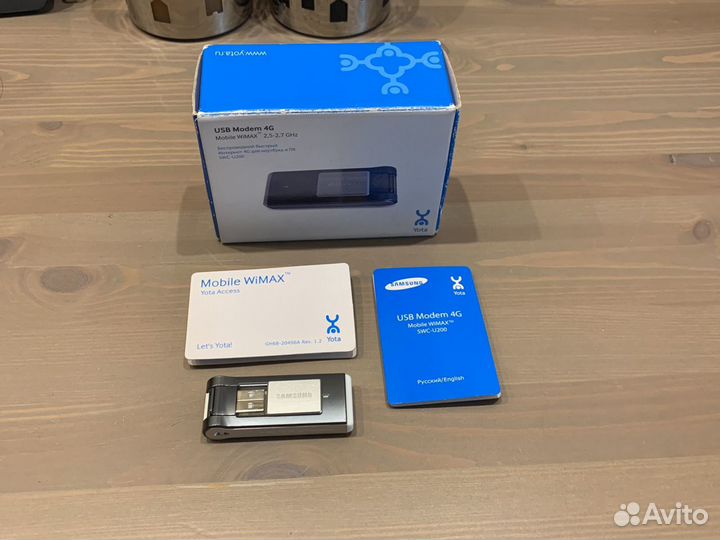 Модем Samsung SWC-U200 Grey для сети 4G Yota wimax