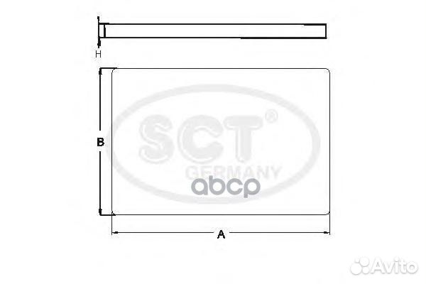 SCT SAK 164 Салонный угольный фильтр SAK164 SAK164