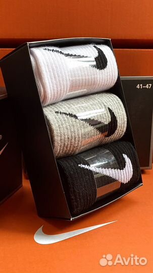 Носки nike 3 пары