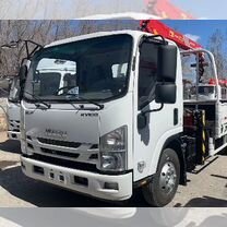 Isuzu Elf (N-series) с КМУ, 2024