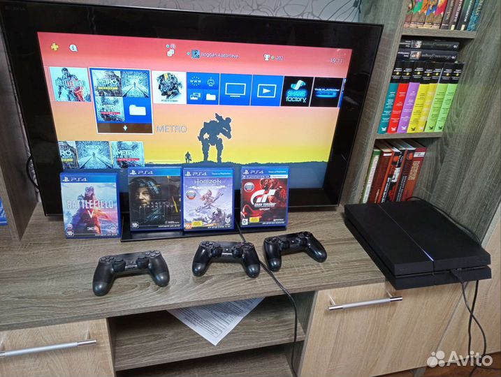 Игровая приставка ps4