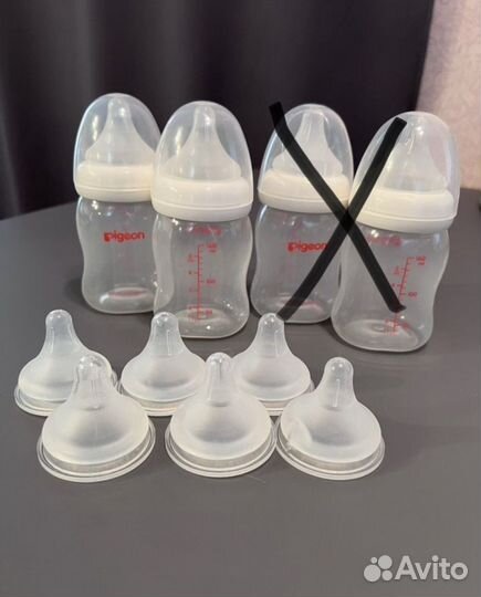 Бутылочки для кормления pigeon/стерилизатор avent