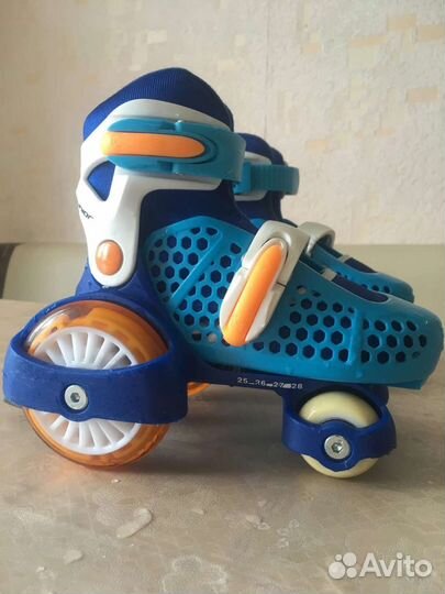 Роликовые коньки детские раздвижные