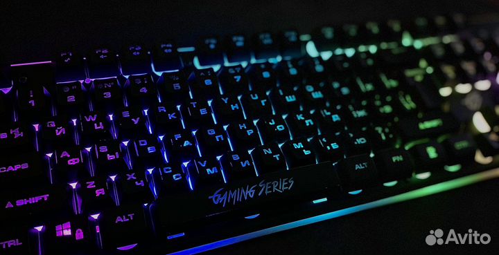 Игровая клавиатура Hellfire GK-100 + Коврик Bloody