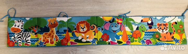 Бортики на детскую кроватку