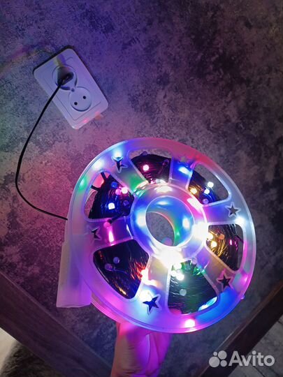 Уличная гирлянда катушка новая