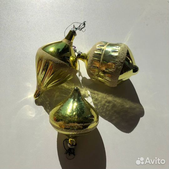 Набор советских ёлочных игрушек «Фонарики»