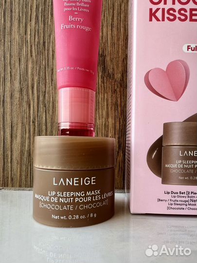 Laneige Berries N'Choco Kisses Set набор для губ