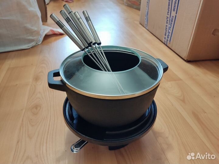 Набор для фондю gipfel, фондюшница