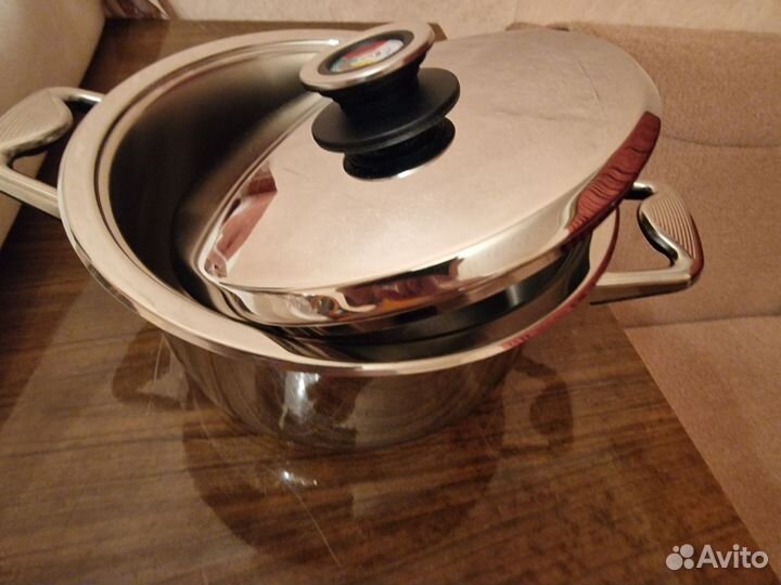 Кастрюля из нержавейки новая фирмы Цептор
