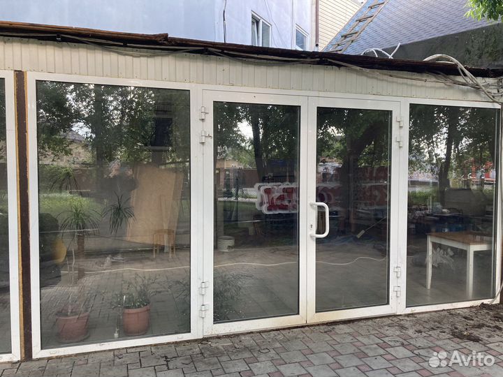 Металлопластиковые окна (витраж) бу