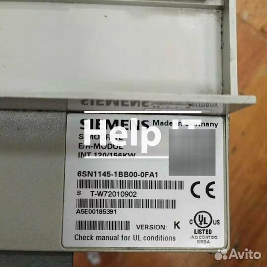 Блок питания Siemens 6SN1145-1BB00-0FA1