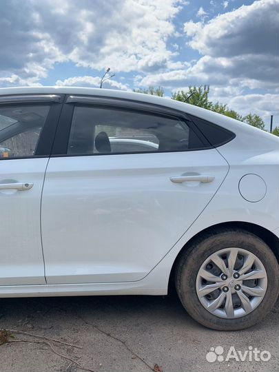 Hyundai solaris 2 дверь задняя левая