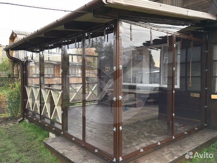 Окна гибкие на террасу пвх