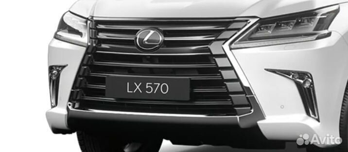 Хром решетки радиатора lexus lx 570 новый оригинал