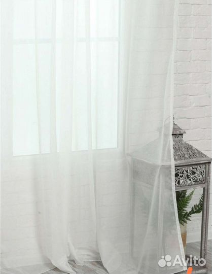 Тюль под лен новый