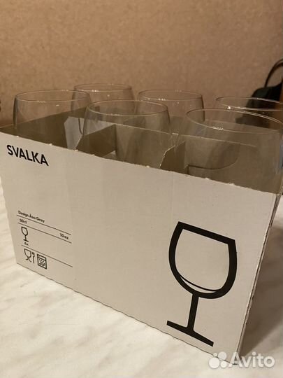 Бокалы для вина IKEA 6шт