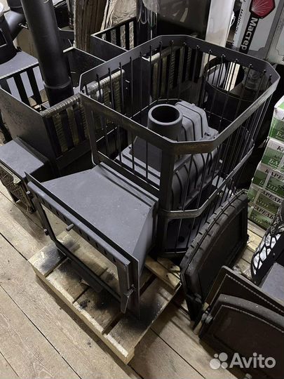 Печь для бани чугунная Сибирь 20панорама