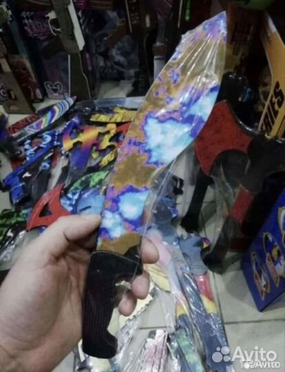 Деревянное оружие нож топор пистолет