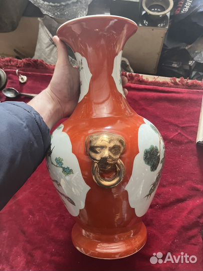 Ваза большая фарфоровая