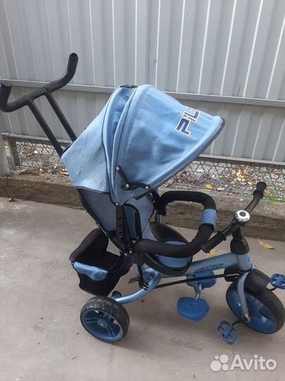 Детский велосипед с ручкой бу