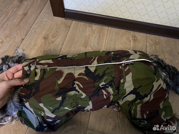 Зимний комбинезон для собаки средних пород